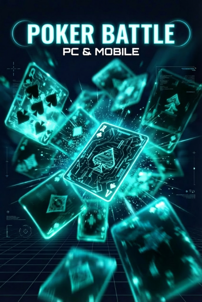 포커 배틀 게임 포스터